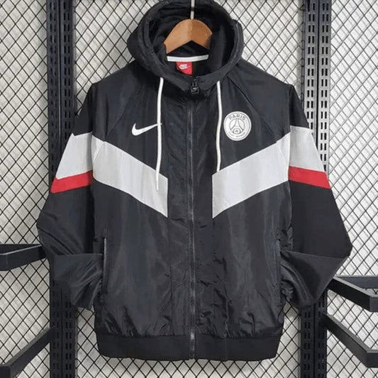2023/2024 PSG Black And White Windbreaker