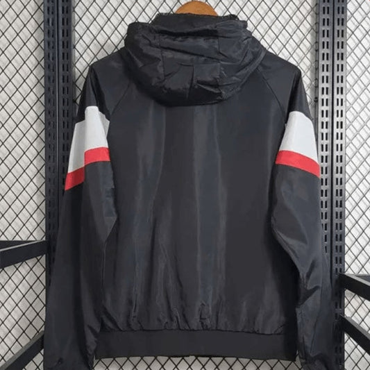 Cortavientos PSG blanco y negro 2023/2024