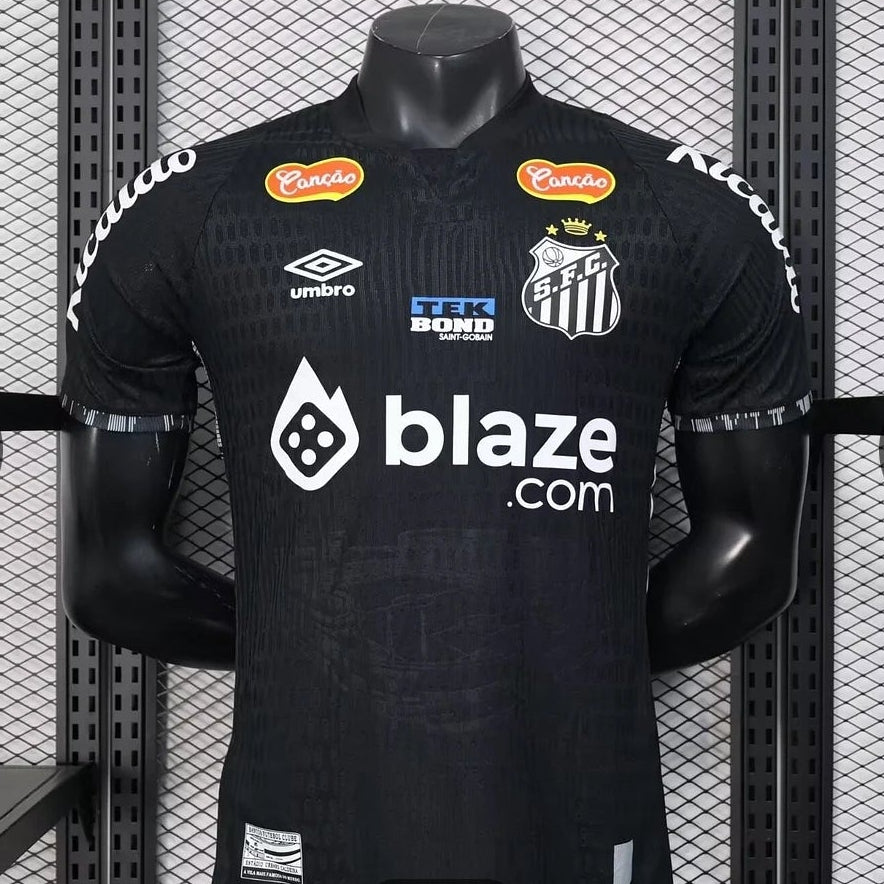 2025/2026 Santos Black Football Shirt