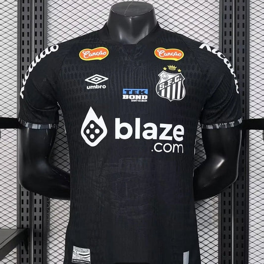 2025/2026 Santos Black Football Shirt