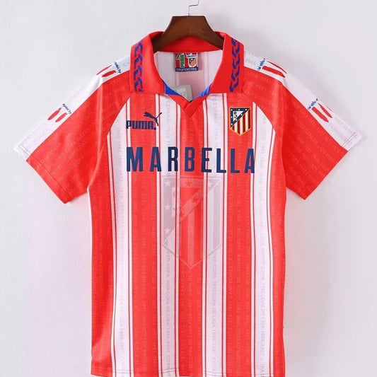 1995/1996 Atletico Madrid Home Retro Football Shirt