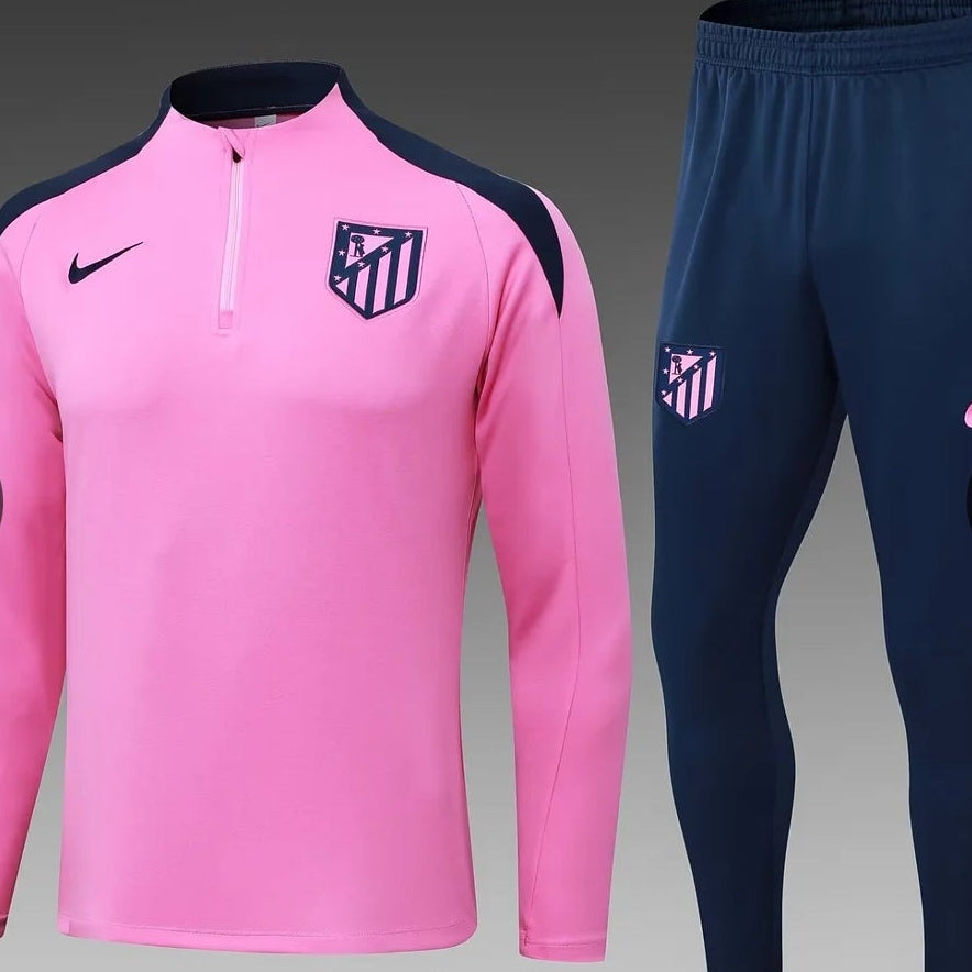 2024/2025 Atletico Madrid Pink Training Suit