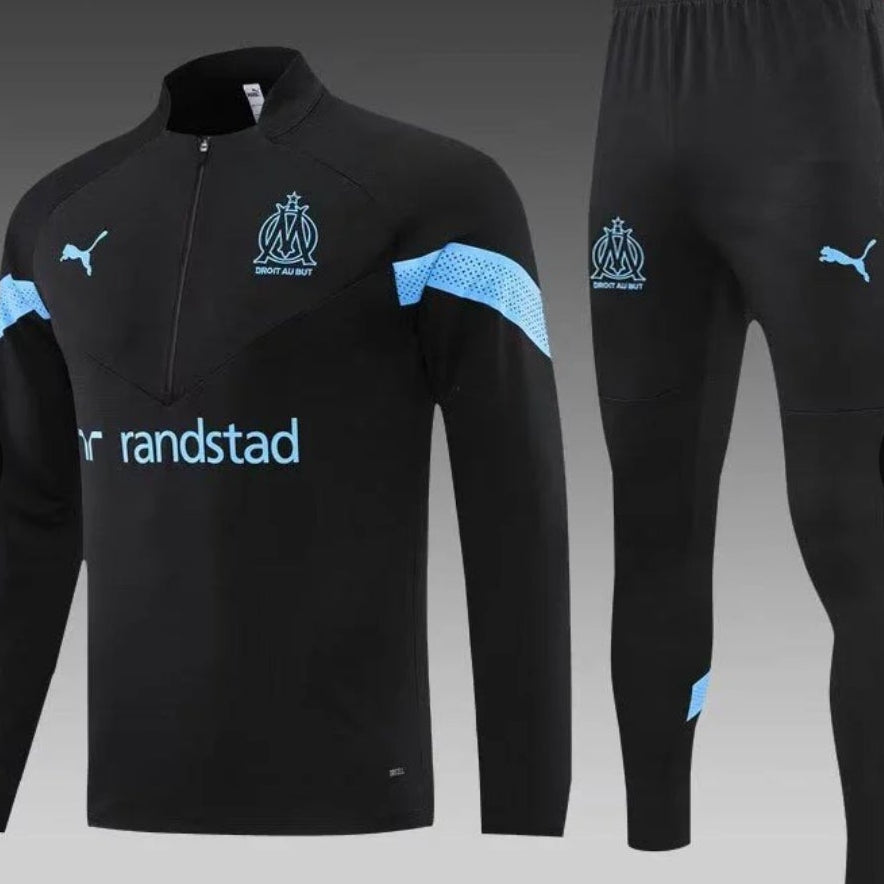 2022/2023 Olympique de Marseille Black Training Suit