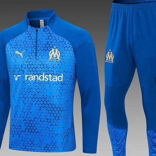 2023/2024 Olympique de Marseille Blue Training Suit