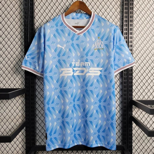 2023/2024 Olympique de Marseille Special Edition Blue Football Shirt