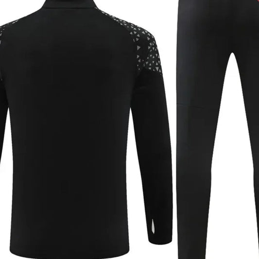 Traje de entrenamiento Olympique de Marseille negro y gris 2023/2024
