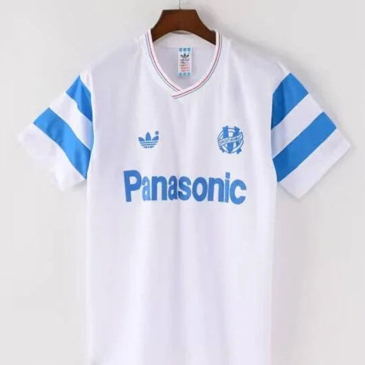 1990/1991 Olympique de Marseille Home Retro Football Shirt