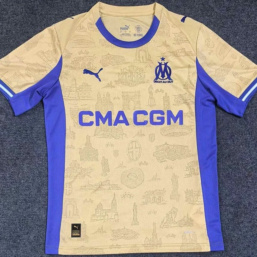 2025/2026 Olympique de Marseille Fourth Away Football Shirt