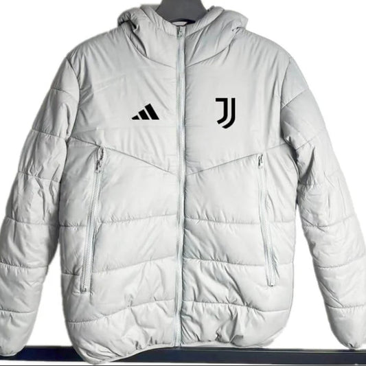 2024/2025 Juventus Light Gray Cotton Jacket