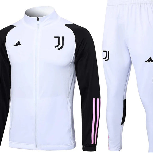 2023/2024 Juventus White Long Zipped Jacket