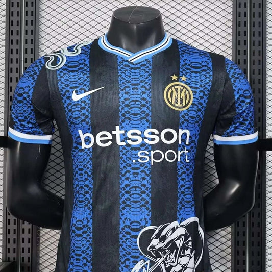 2024/2025 Inter Milan Special Edition White Snake Football Shirt