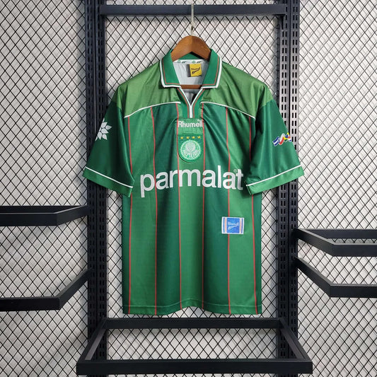 Camiseta de fútbol retro del Palmeiras de la Copa Libertadores de 1999