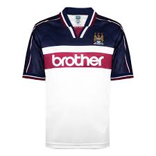Manchester City 1997/1998 Retro Away Football Shirt