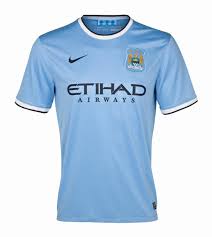Manchester City 2013/2014 Home Retro Football Shirt